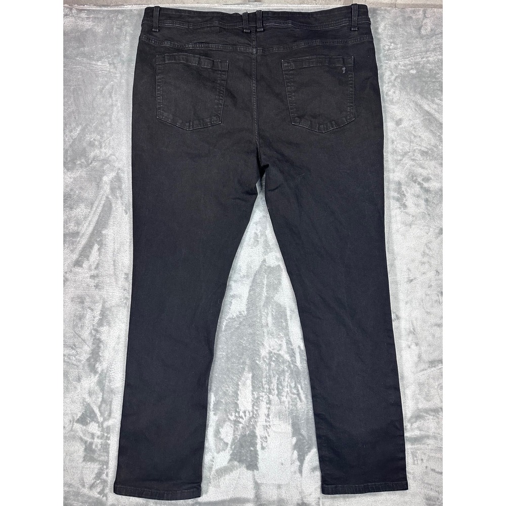 The Perfect Jean NYC Mens 44x34 Slim Fit Black Stretch Denim Jeans JUXTIBBDT34 - Picture 9 of 9